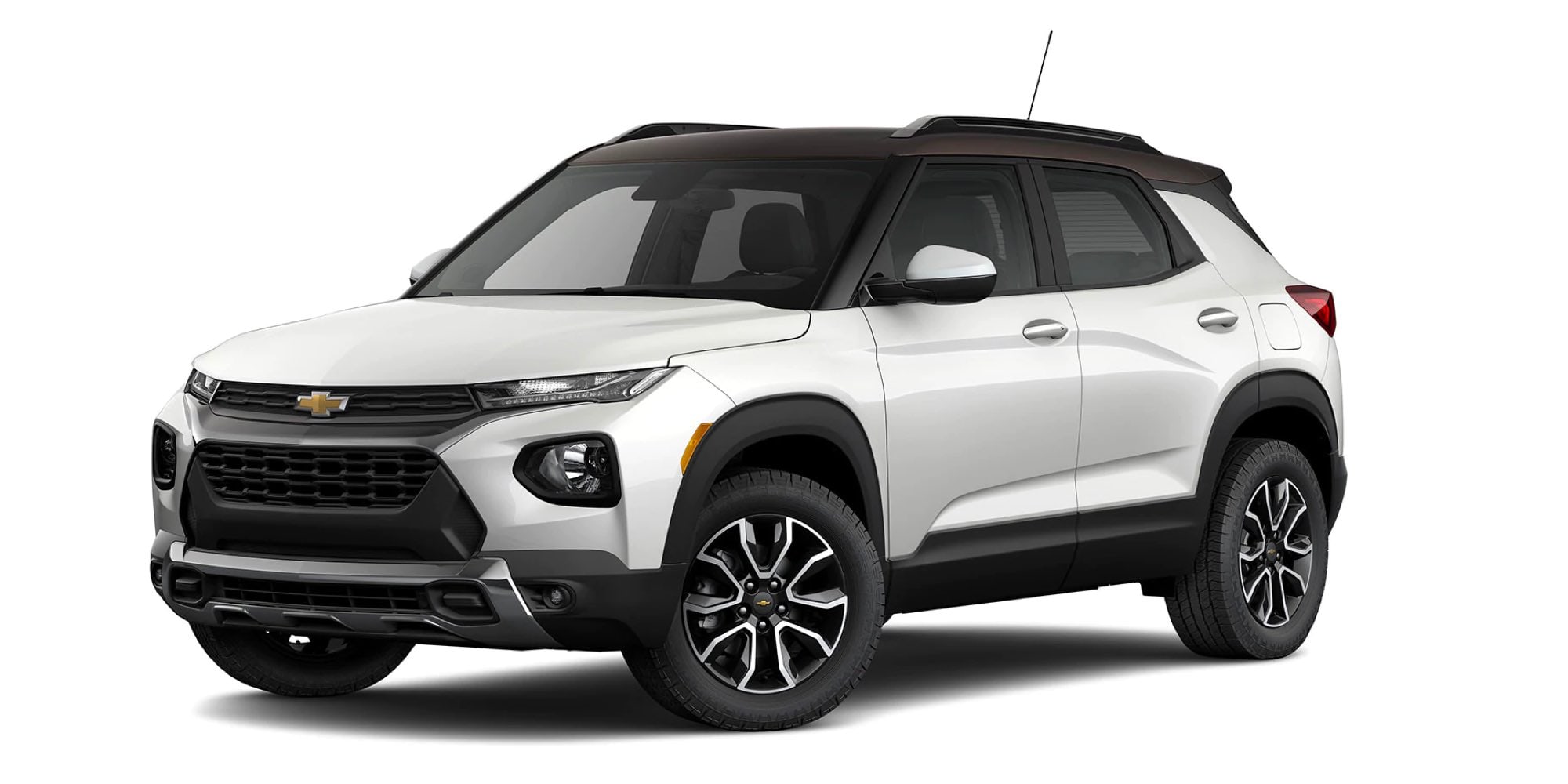 2021 Chevy Trailblazer in two-tone IRIDESCENT PEARL TRICOAT / ZEUS BRONZE METALLIC